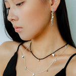 Moon Phase Gradient Drop Earrings - floysun