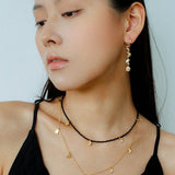 Moon Phase Gradient Drop Earrings - floysun