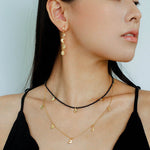 Moon Phase Gradient Drop Earrings - floysun