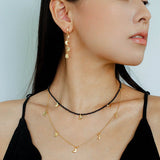 Moon Phase Gradient Drop Earrings - floysun
