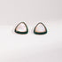 Mother of Pearl Green Triangular Earrings - floysun