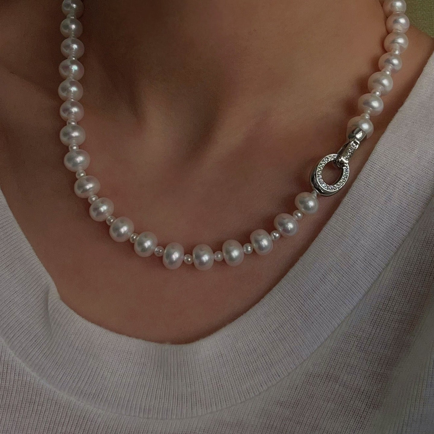 Mother’s Day Freshwater Pearl Necklace Gift Set - floysun