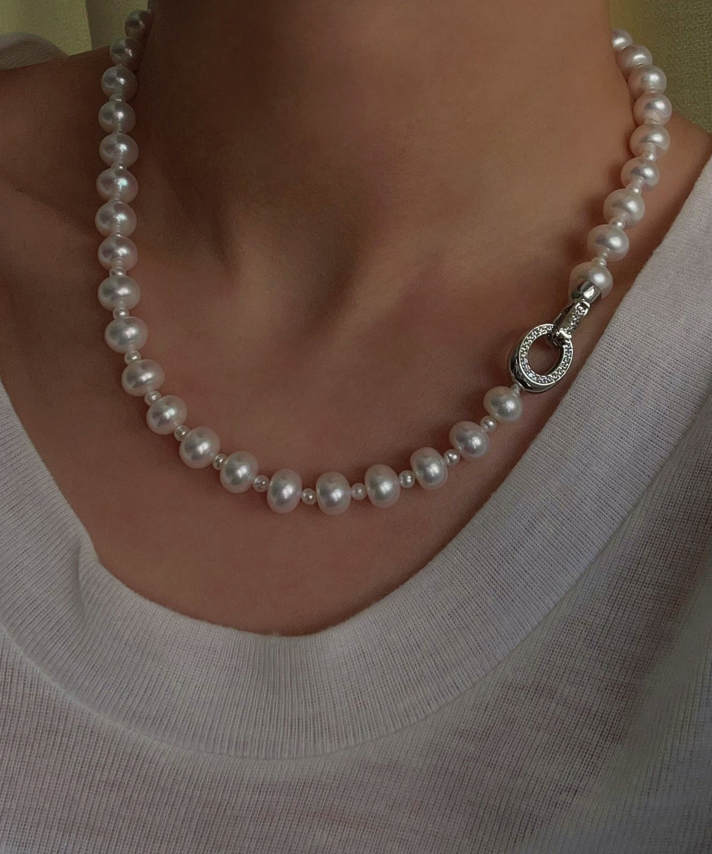 Mother’s Day Freshwater Pearl Necklace Gift Set - floysun