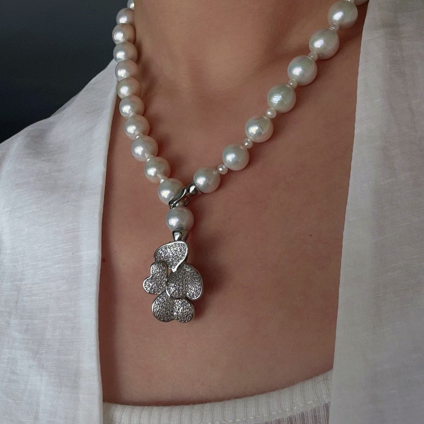 Mother’s Day Freshwater Pearl Necklace Gift Set - floysun