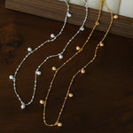 Multi Dangling Bean Pendant Adjustable Necklace - floysun