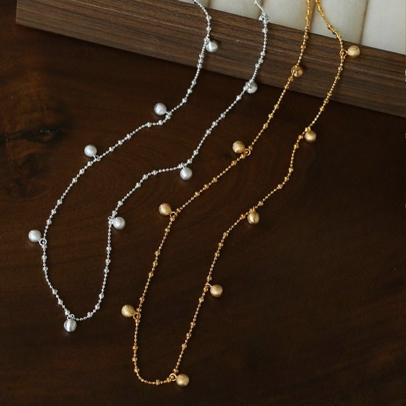 Multi Dangling Bean Pendant Adjustable Necklace - floysun