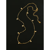 Multi Dangling Bean Pendant Adjustable Necklace - floysun