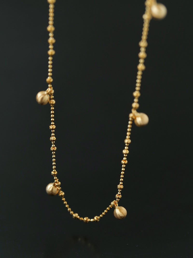 Multi Dangling Bean Pendant Adjustable Necklace - floysun