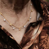 Multi Dangling Bean Pendant Adjustable Necklace - floysun