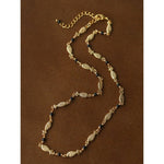 Multi-Fish Black Onyx & Blue Turquoise Necklace - floysun