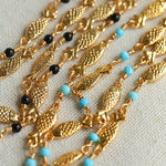 Multi - Fish Black Onyx & Blue Turquoise Necklace - floysun