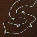 Multi - Heart Station Necklace - floysun