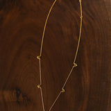 Multi - Heart Station Necklace - floysun