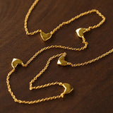 Multi - Heart Station Necklace - floysun