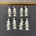 Multi - layer Fan - shaped Natural Stone Earrings - floysun