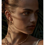 Multi - Pearl Lava Gold Bead Necklace - floysun