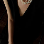 Multi - Strand Baroque Freshwater Pearl Choker Necklace - floysun