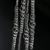 Multi-Way Clear Crystal Lariat Long Necklace - floysun