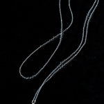 Multi-Way Clear Crystal Lariat Long Necklace - floysun