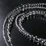 Multi-Way Clear Crystal Lariat Long Necklace - floysun