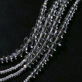 Multi-Way Clear Crystal Lariat Long Necklace - floysun