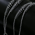 Multi-Way Clear Crystal Lariat Long Necklace - floysun