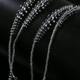 Multi-Way Clear Crystal Lariat Long Necklace - floysun