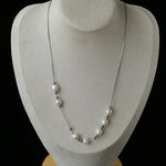 Multi-Wear Styles Adjustable Sliding Freshwater Pearl Smile Long Necklace - floysun