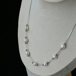 Multi-Wear Styles Adjustable Sliding Freshwater Pearl Smile Long Necklace - floysun