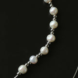 Multi-Wear Styles Adjustable Sliding Freshwater Pearl Smile Long Necklace - floysun