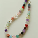 Multicolor Gemstone Beaded Necklace - floysun
