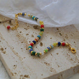 Multicolor Bead Necklace