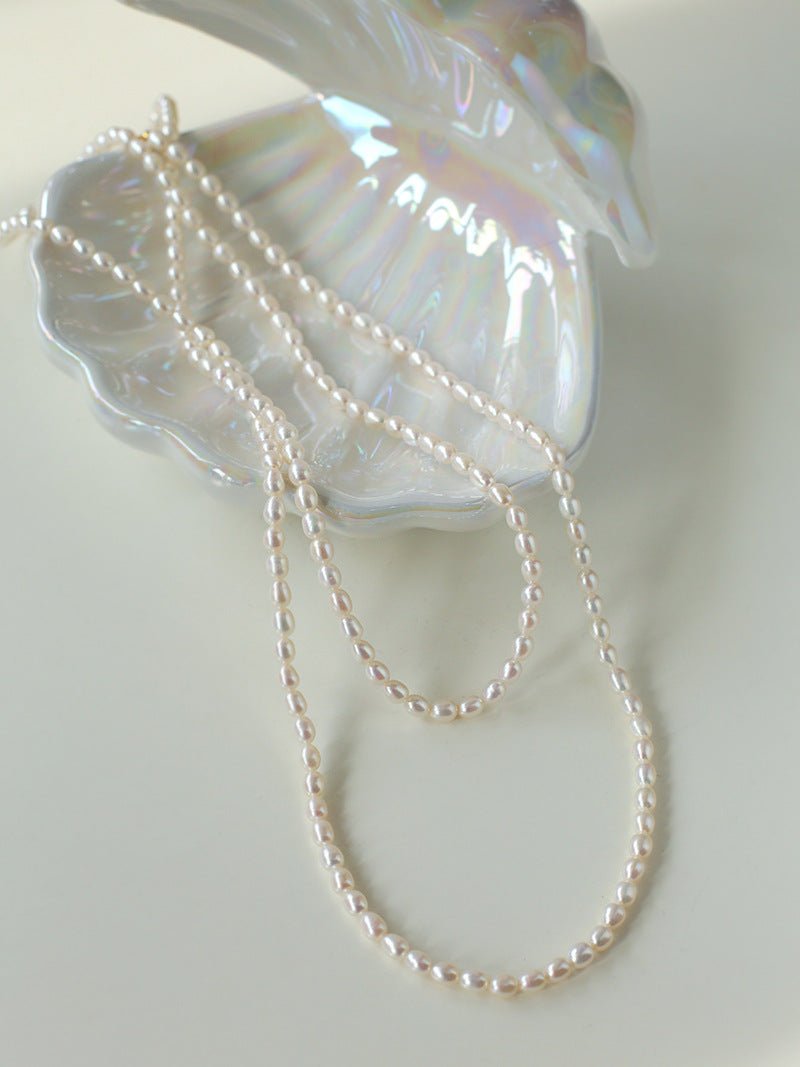 Multilayer Long Freshwater Pearl Necklace - floysun