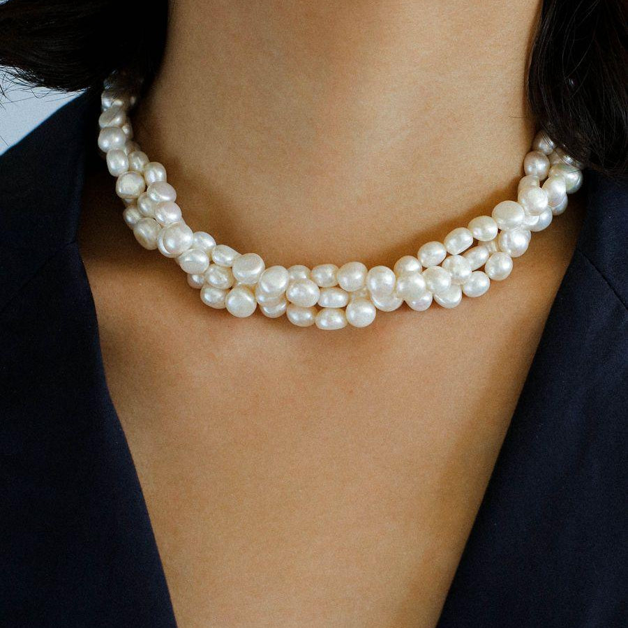 Multilayer Steamed Bun Pearl Necklaces - floysun