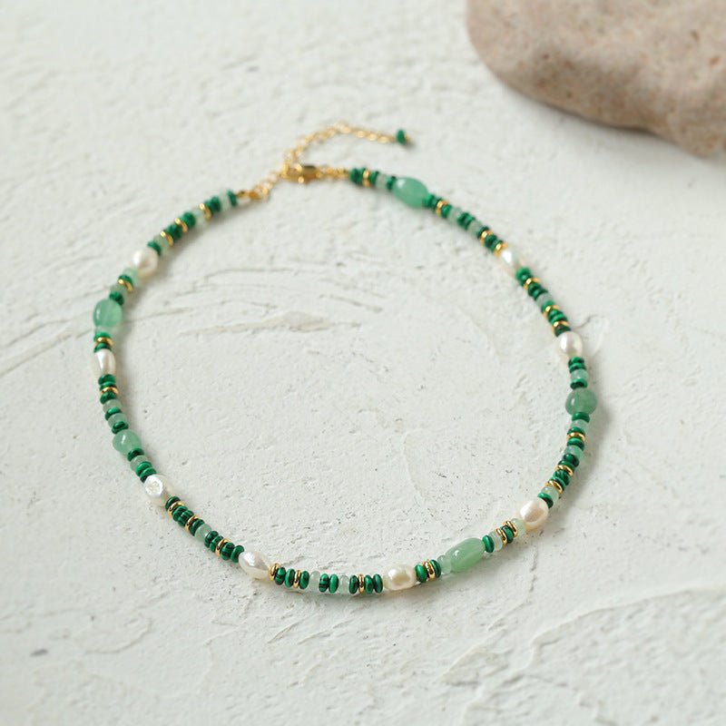 Multiple Irregular Colored Agate Jade Necklace - floysun