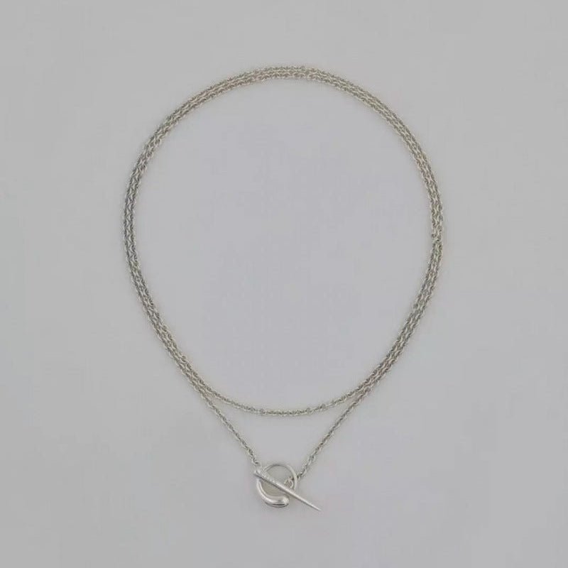 Multiway Toggle Clasp Long Chain Necklace - floysun