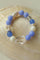 Natural Blue Lace Agate Multi - Stone Beaded Bracelet - floysun