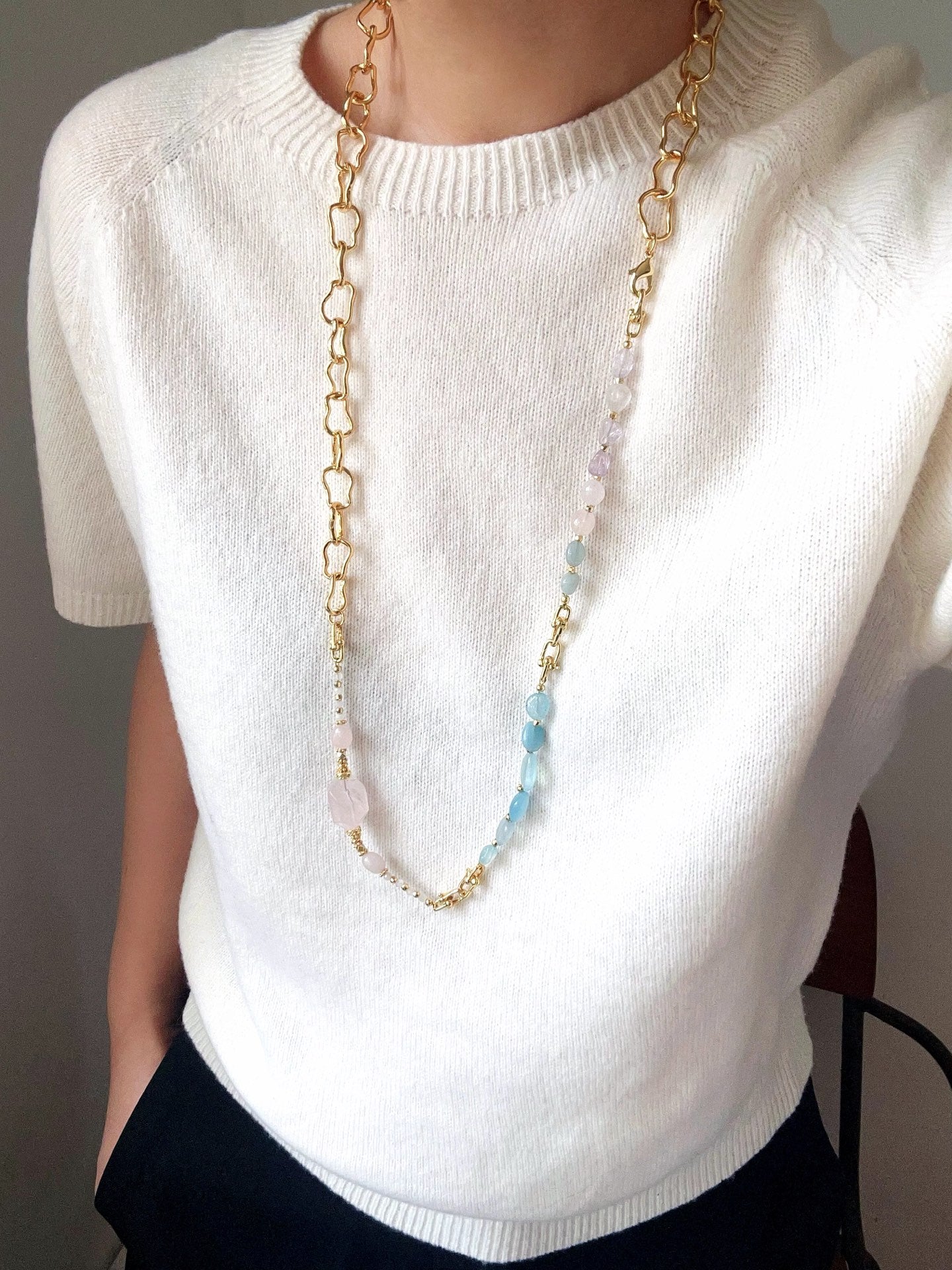 Natural Crystal Jewelry Extender Chain - floysun