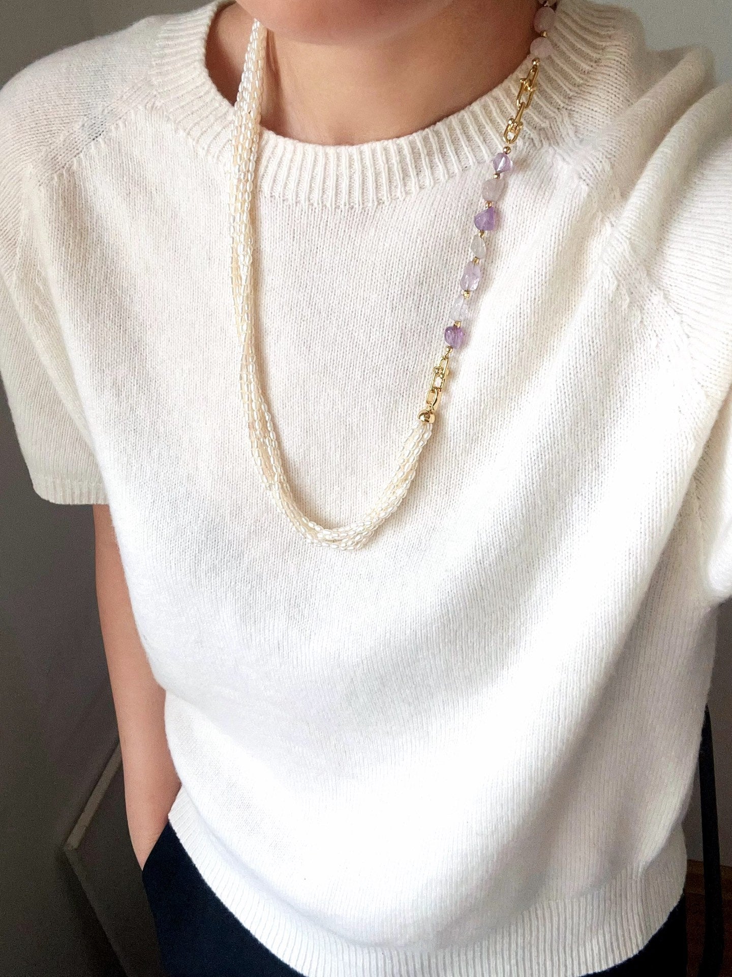 Natural Crystal Jewelry Extender Chain - floysun