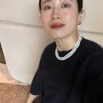 Natural Freshwater Pearl Multi - Strand Collarbone Necklace - floysun