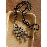 Natural Gemstone Fruit Tassel Necklace - floysun