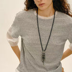 Natural Gemstone Fruit Tassel Necklace - floysun