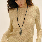 Natural Gemstone Fruit Tassel Necklace - floysun
