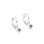 Natural Gemstone Hoop Earrings | 925 Sterling Silver Drop Earrings - floysun