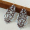Natural Gemstone Lace-Woven Drop Earrings - floysun