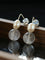 Natural Gemstone & Pearl Drop Earrings - floysun