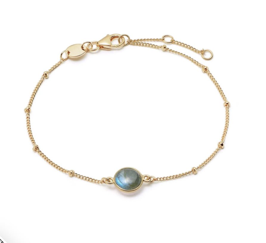 Natural Gemstone Satellite Chain Bracelet - floysun