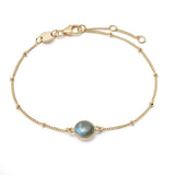 Natural Gemstone Satellite Chain Bracelet - floysun