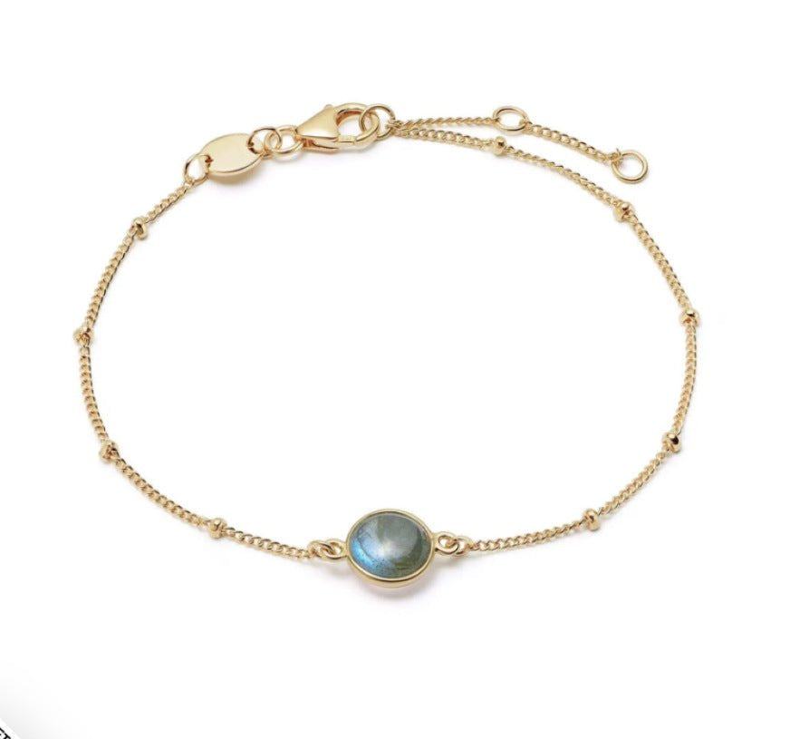 Natural Gemstone Satellite Chain Bracelet - floysun