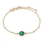 Natural Gemstone Satellite Chain Bracelet - floysun